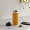 Becky Bailey Cactus Silk In Gold Water Bottle - Society6 - 4 of 4