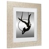 Trademark Fine Art - David Naman The Aerialist Matted Framed Art - 3 of 4
