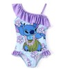 PATPAT Disney Mickey Mouse & Friends Girls One Piece Swimsuits Ruffles Swimwear Beach Sport Bathing Suit 3-10Y - 2 of 4