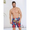 PATPAT Family Matching Solid Scallop Trim Strappy Two-Piece Swimsuit and Allover Floral Print Swim Trunks Shorts - 2 of 4