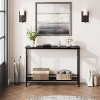 Entryway Table, Console Tables with Storage, 39.3”Rustic Sofa Table with Adjustable Shelf - 2 of 4