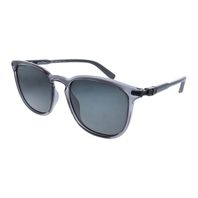 Salvatore Ferragamo SF 881S 058 Unisex Square Sunglasses Grey 53mm