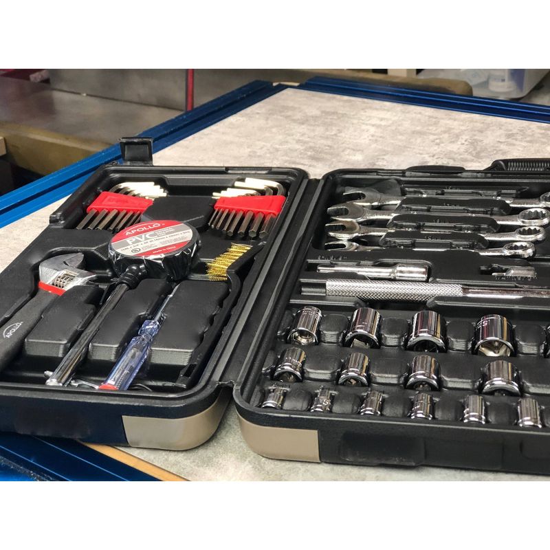Apollo Tools 101pc Mechanics Tool Kit DT0006 Red, 6 of 10