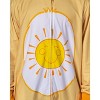 Seven Times Six Care Bears Adult Kigurumi Union Suit Funshine Bear Costume Pajamas - 2 of 4