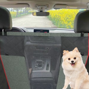 Unique Bargains Easy Install Mesh Dog Car Net Barrier Black 1 Pc - 1 of 4