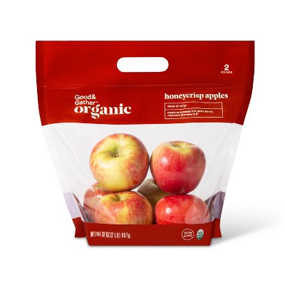 Organic Honeycrisp Apples - 2lb Bag - Good & Gather™ : Target