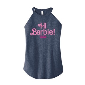 Women's - Barbie - Hi Barbie Graphic High Neck Tank - 1 of 2