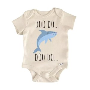 Shark Ocean Fish Newborn Baby Onesie® Bodysuit GS1 - 1 of 4