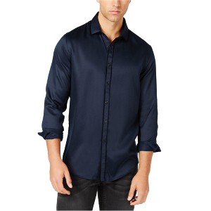 I.N.C International Concepts Mens Party Pajama Button Up Shirt, Blue, XX-Large - 1 of 1