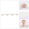 REGALWOVEN Rustic Wood High Toughness Smooth Touch Waterproof Coat Hook with 4 Hooks - 3 of 4
