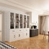 FUFU&GAGA Large Combo Storage Cabinet Glass Door Display Cabinet Combined Cabinet Organiser - 4 of 4