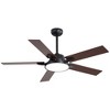 Bella Depot 52" Ceiling Fan with Light and Remote 6-Speed Reversible Fan - 2 of 4
