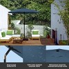 Above 9' Octagon OneClick 2 with Rib Replacement Outdoor Patio Market Umbrella - 3 of 4