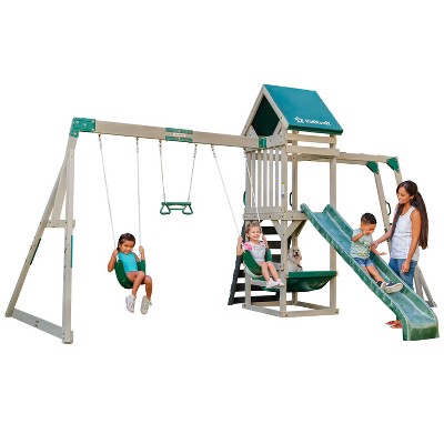 Swing and slide cheap set target