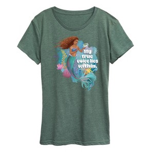 Women's - Disney - Ariel My True Voice Short Sleeve Graphic T-Shirt - 1 of 4