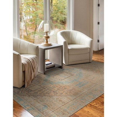 Unique Loom 4' 1 X 6' 1 Chenille Jute Rectangle Area Rug : Target