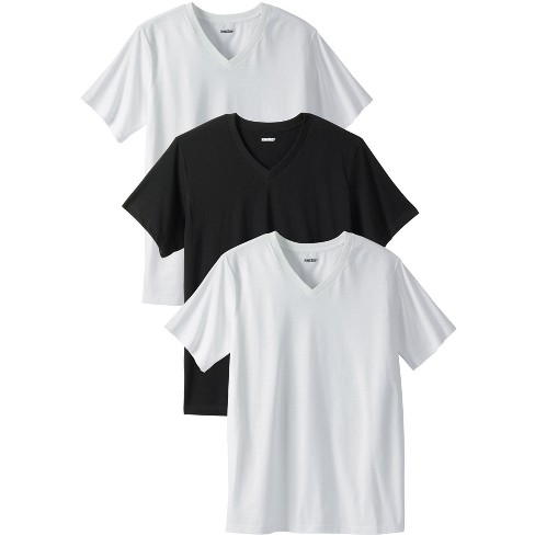 KingSize Men's Big & Tall Cotton V-Neck Undershirt 3-Pack - image 1 of 4