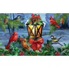Briarwood Lane Winter Doormat 30x18 Indoor Outdoor Lantern Glow Gathering For Winter Doormat - 3 of 4