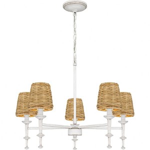 Quoizel Lighting Flannery 5 - Light Chandelier in  Antique White - 1 of 1