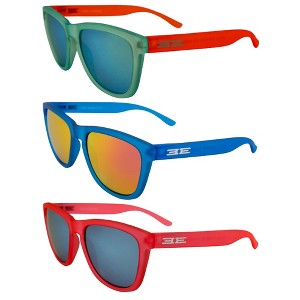 3 Pairs of Epoch Eyewear Vibe Sunglasses with Teal Mirror Lenses - 1 of 4