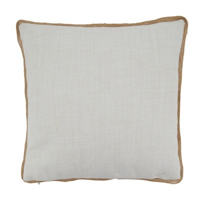 Farm Tractor and Animals Square Throw Pillow with Down Filling