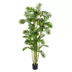 6' Areca Palm Silk Tree - Nearly Natural