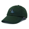 Dalix Giant Lizard Kaiju Embroidered Cotton Dad Hat Baseball Cap Adjustable Glow in the Dark Mens - 4 of 4