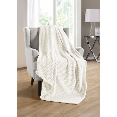 Kate Aurora Living Ultra Soft And Plush Tufted Hypoallergenic Fleece Throw Blanket Covers