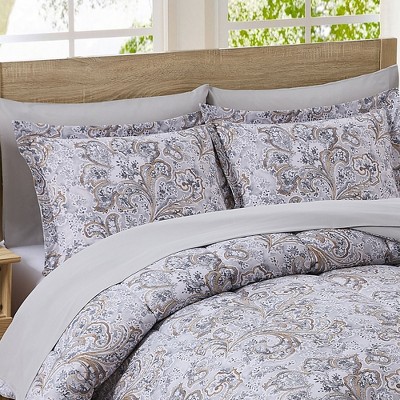 Sweet Home Collections 5pc Watercolor Paisley Bed-in-A-Bag Printed Comforter Set - Twin — фото 3