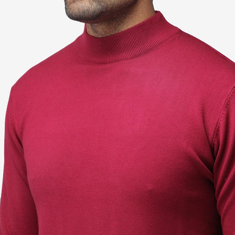 X RAY Men's Soft Slim Fit Turtleneck, Mock Neck Pullover Sweaters for Men(Big & Tall Available), 5 of 7