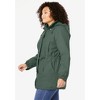 Woman Within Women's Plus Size Fleece-Lined Taslon Anorak - 4 of 4