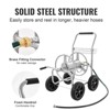 VEVOR Hose Reel Cart, Hold Up to 250 ft of 5/8’’ Hose, Garden Water Hose Carts Mobile Tools with 4 Wheels, Heavy Duty Powder-coated Steel - 4 of 4