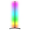 eco4life 61-In. RGB Color-Changing Modern Wi-Fi® Aluminum Corner Floor Lamp with PVC Shell in Black - 2 of 4