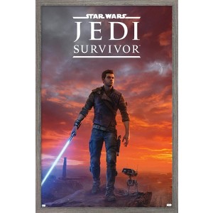 Trends International Star Wars: Jedi: Survivor - Key Art Framed Wall Poster Prints - 1 of 4