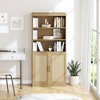 PexFix Wood Grain Storage Cabinet Bookshelf for Living Room Office Bedroom - 2 of 4