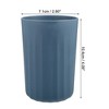 Unique Bargains Bathroom Tumbler with Smooth Lines Wheat Straw Cup for Bathroom for Toothpaste 4.09''x2.80'' 1Pc - 4 of 4