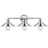 Casa 3-Light Vanity Fixture - Custom Bath Sink Lighting, Dimmable, Damp Rated, Steel Design - 2 of 4