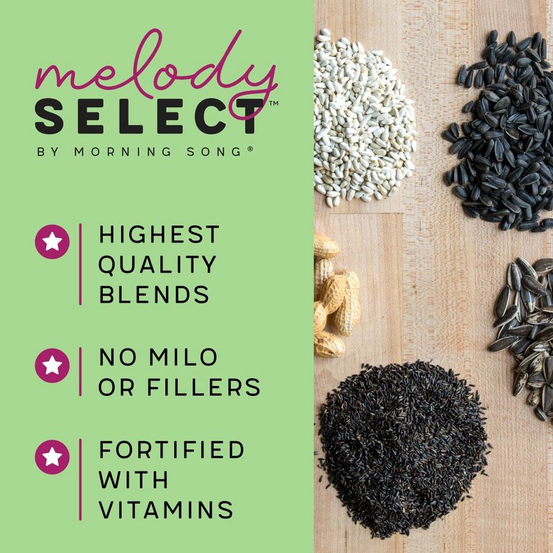 Melody Select 5lb Waste Free Nut &#38; Fruit Bird Food, 5 of 10