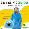 Plushible Sesame Street Cookie Monster Kids Snugible Blanket Hoodie & Pillow - 2 of 4