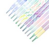 INSPIRE CHIC Flat Colorful Tie Dye for Sneakers Boots Shoestring 2 Pair - 3 of 3
