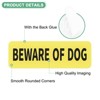 Unique Bargains Indoor Outdoor Yard Home Acrylic Self-adhesive Durable Beware of Dog Sign 3x9 Inch - 2 of 4