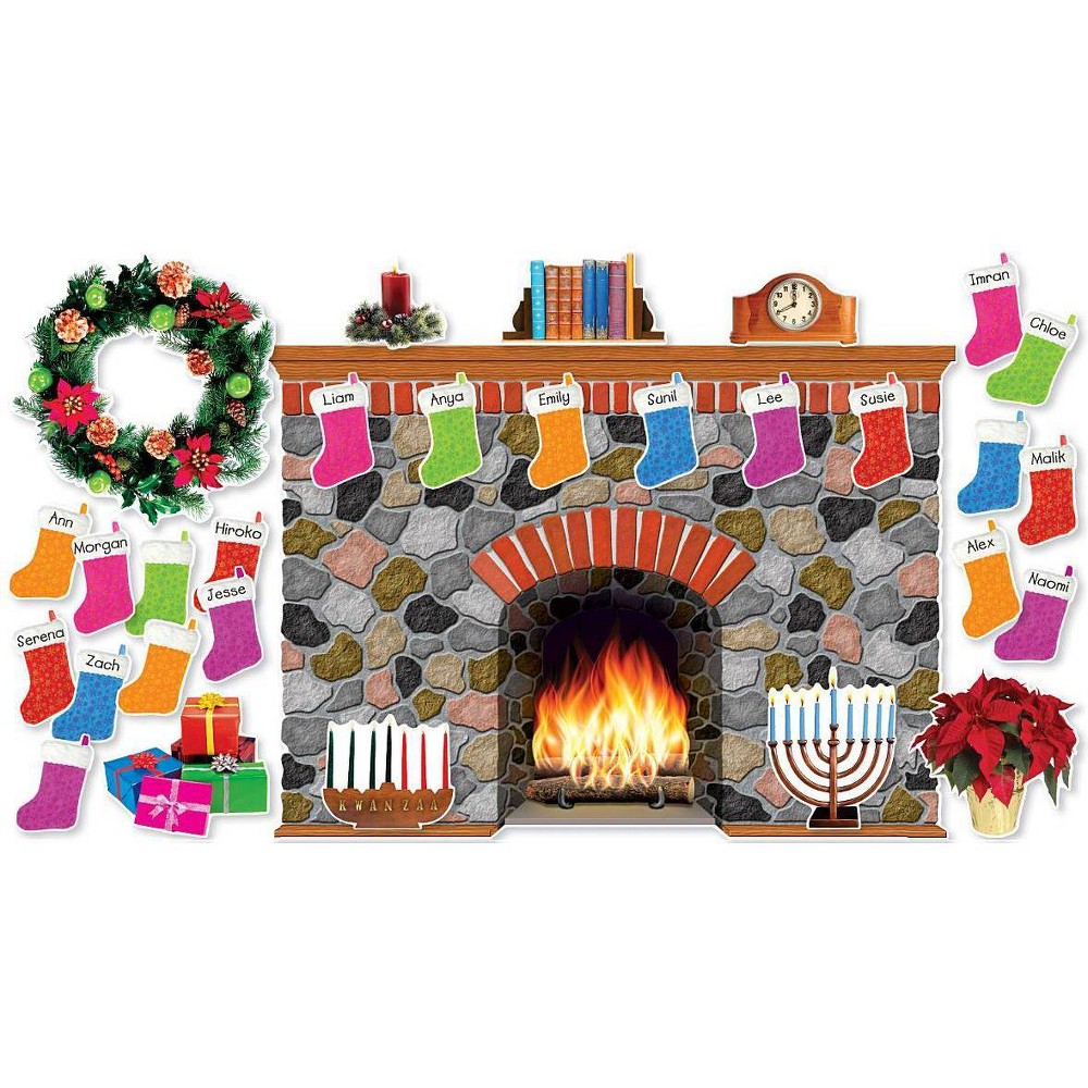 ISBN 9780545469135 product image for Holiday Hearth Bulletin Board - (Bulletin Boards) by Scholastic (Poster) | upcitemdb.com