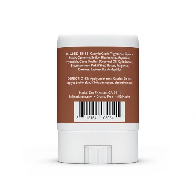 Native Deodorant - Coconut &#38; Vanilla - Aluminum Free - Trial Size 0.35 oz_2