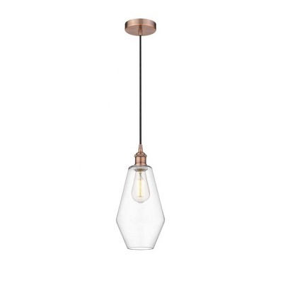 Cindyrella - 1 Light Mini Pendant In Industrial Style-14.75 Inches Tall and 7 Inches Wide