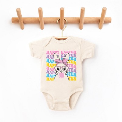 The Juniper Shop Bubble Gum Bunny Wavy Baby Bodysuit