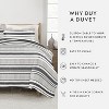 Stripe Pattern Premium Ultra Soft 2PC/3PC Duvet Cover & Shams Set, Easy Care - Becky Cameron (Shams Included) - 3 of 4