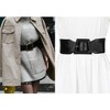 INSPIRE CHIC Women's Stretchy Vintage Elastic Wide Buckle Belts - 4 of 4