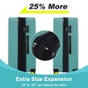 Hardshell Luggage Expandable Spinner ABS Suitcase With TSA Lock Lightweight Case For Outdoor Travel Camping Women Men 15.75 x 9.45 x 25.20in - 3 of 4