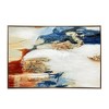 Gallery 57 24"x36" Sienna Twilight Abstract Hand Painted Floating Framed Wall Art Print - 2 of 4