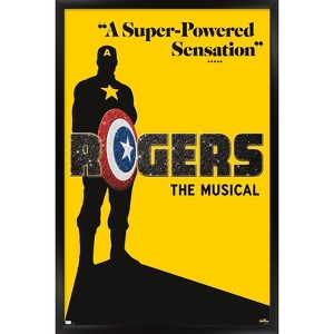 Trends International Marvel Hawkeye - Rogers The Musical Playbill Framed Wall Poster Prints - 1 of 4